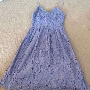 Purple party dress
